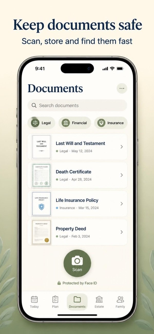AfterCare Executor Organizer screenshot 4