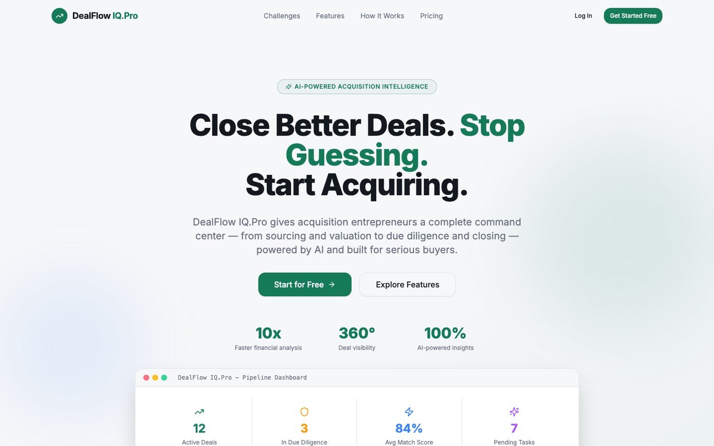 DealFlow IQ.Pro screenshot
