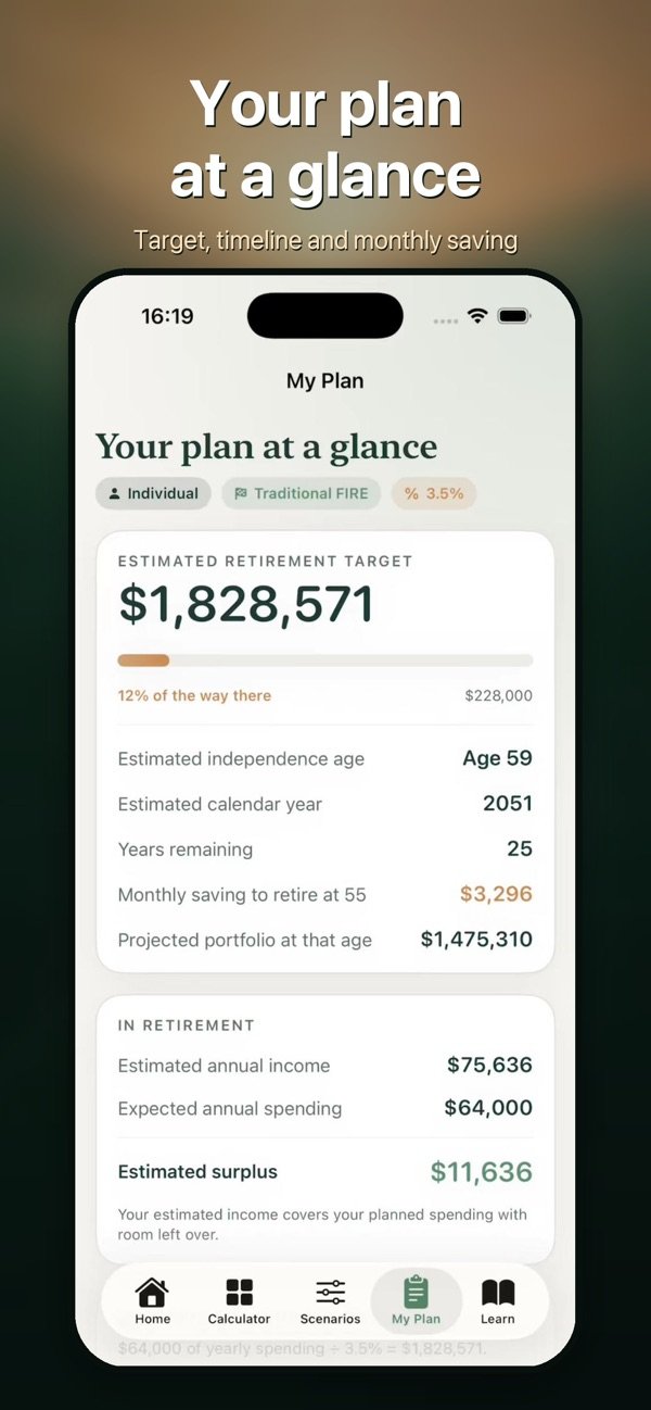 Early Retirement Planner screenshot 2