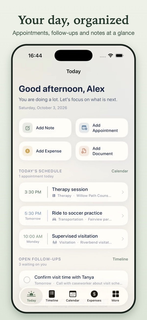 FosterCare Tracker screenshot 1