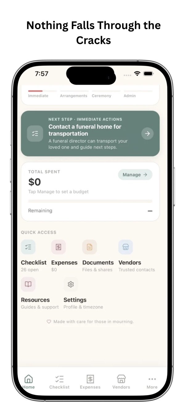 Funeral Planning Checklist screenshot 5
