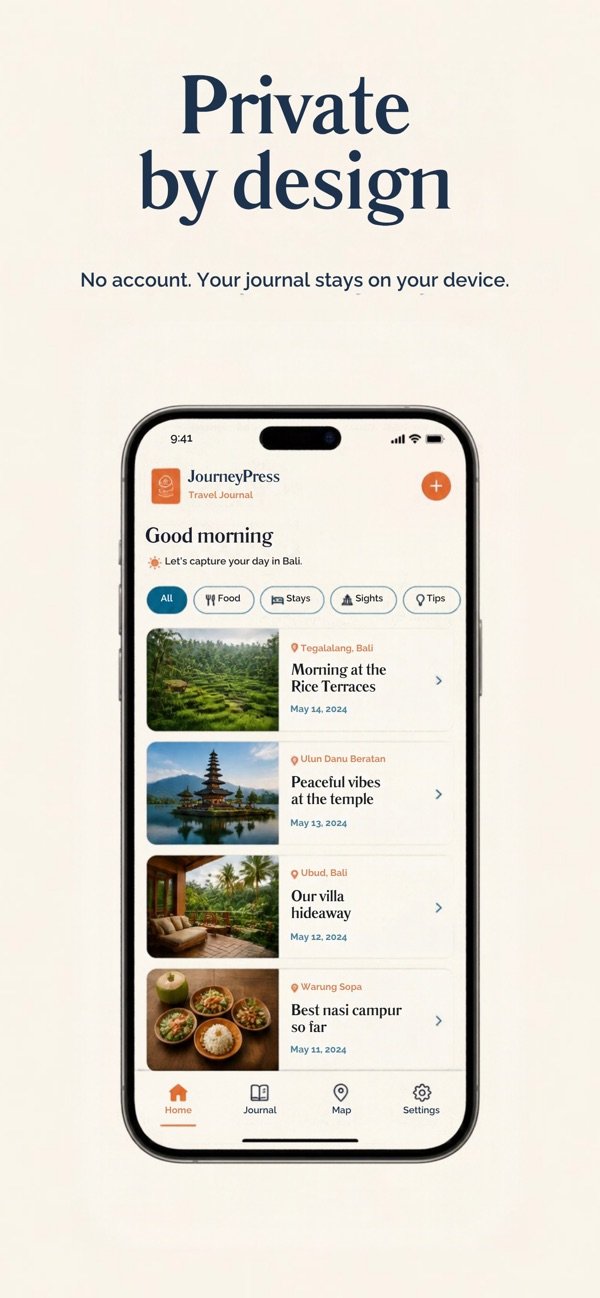 JourneyPress: Travel Journal screenshot 4