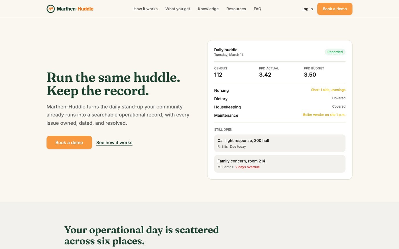 Marthen-Huddle screenshot