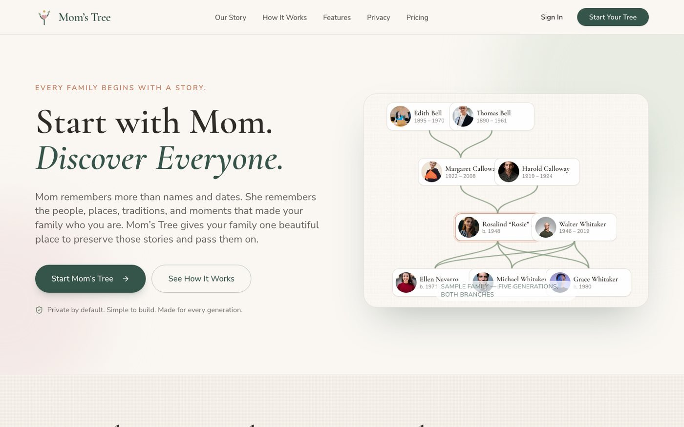 Mom's Tree screenshot