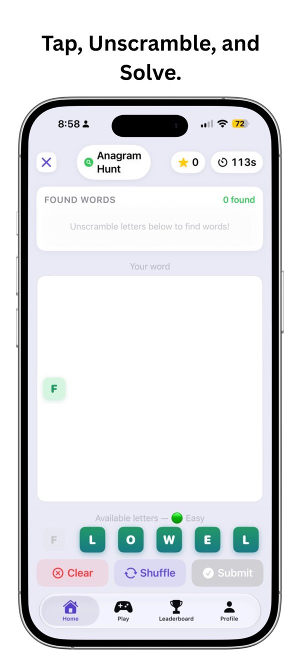 Scramblr Word Game screenshot 5