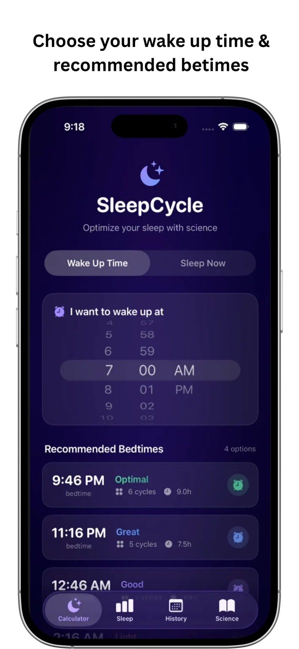 SleepCycle: Sleep Calculator screenshot 4
