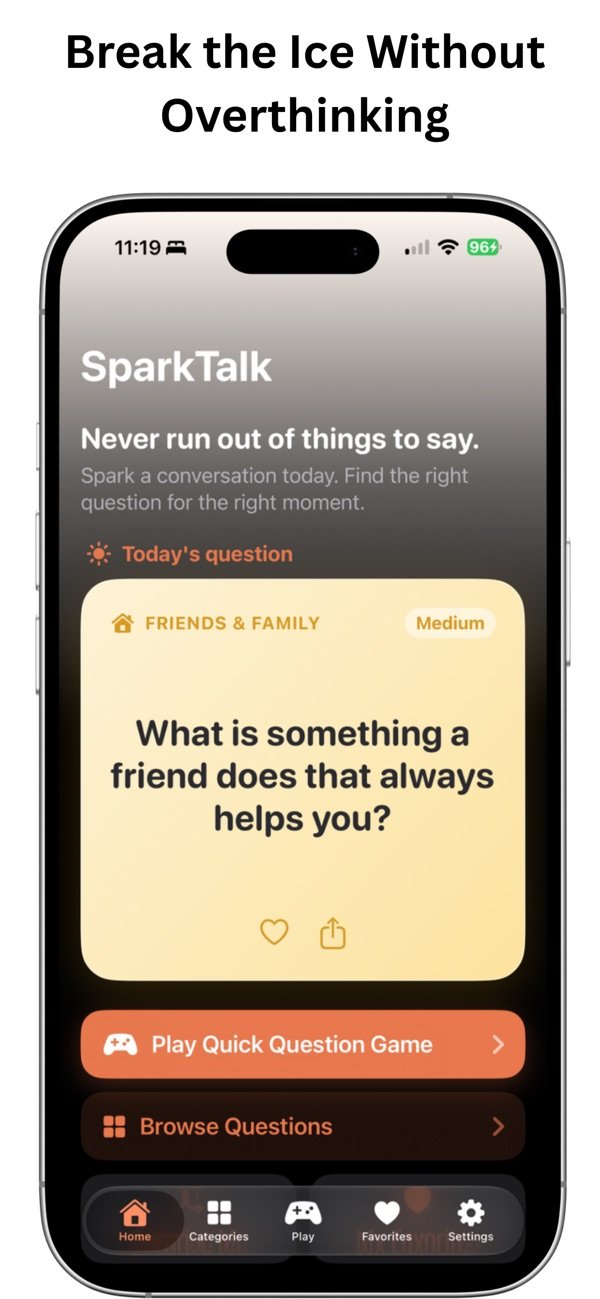 SparkTalk:Conversation Starter screenshot 4
