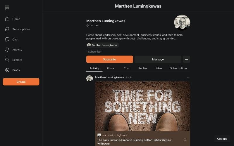 Marthen on Substack screenshot