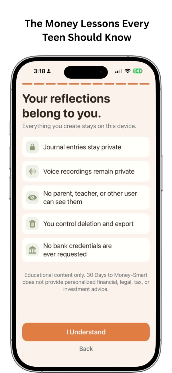 Teen 30-Day Money-Smart screenshot 4