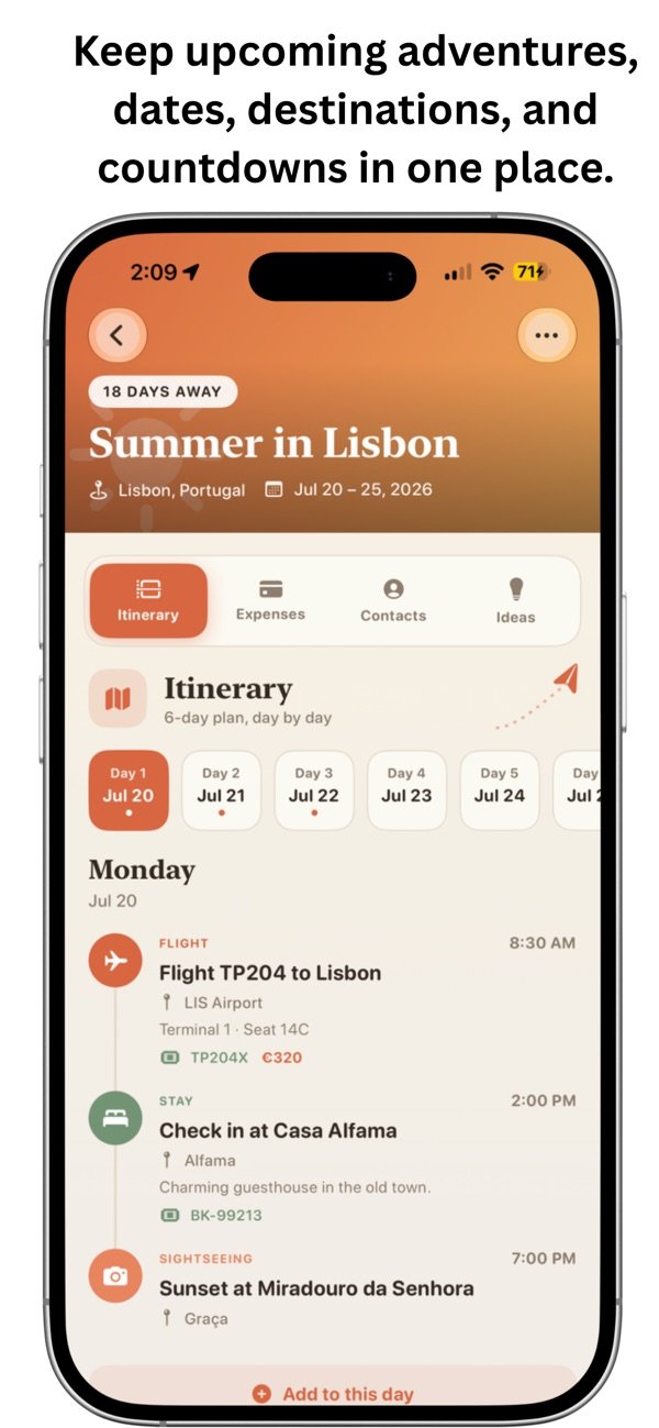 Wander - Travel Planner screenshot 5
