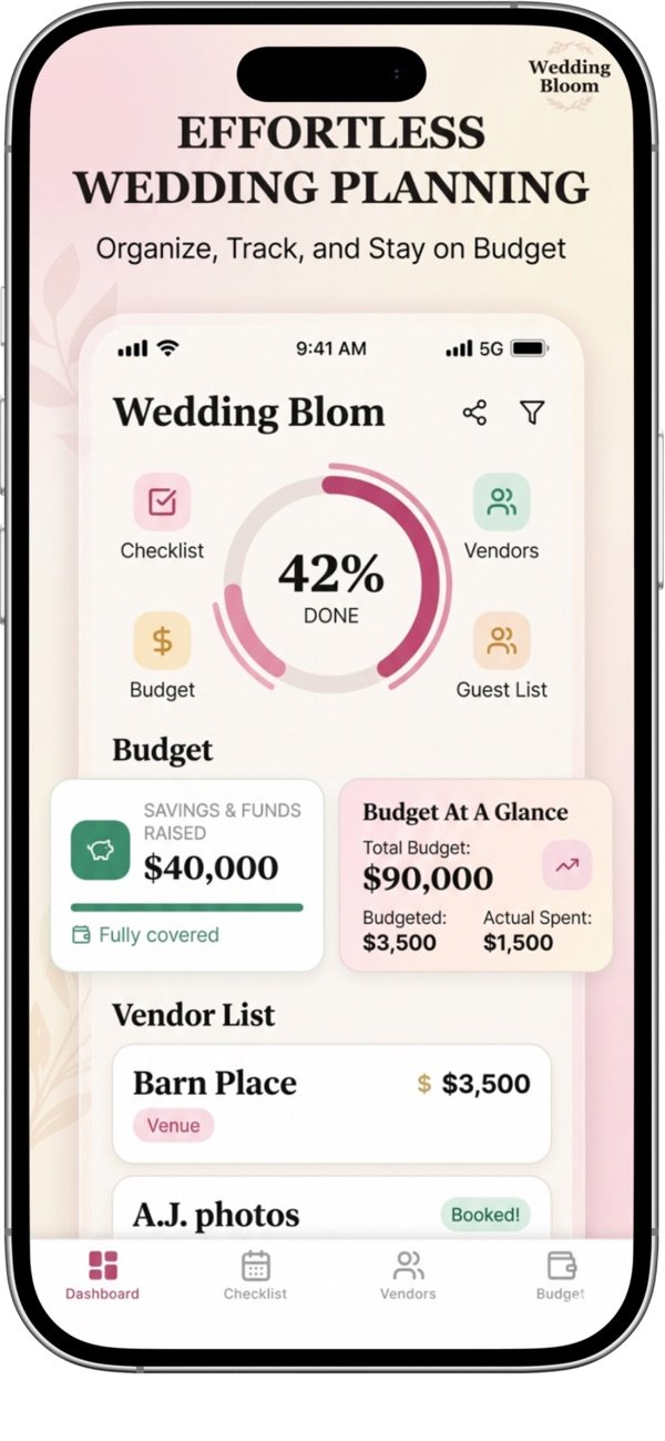 Wedding Bloom Planner screenshot 1