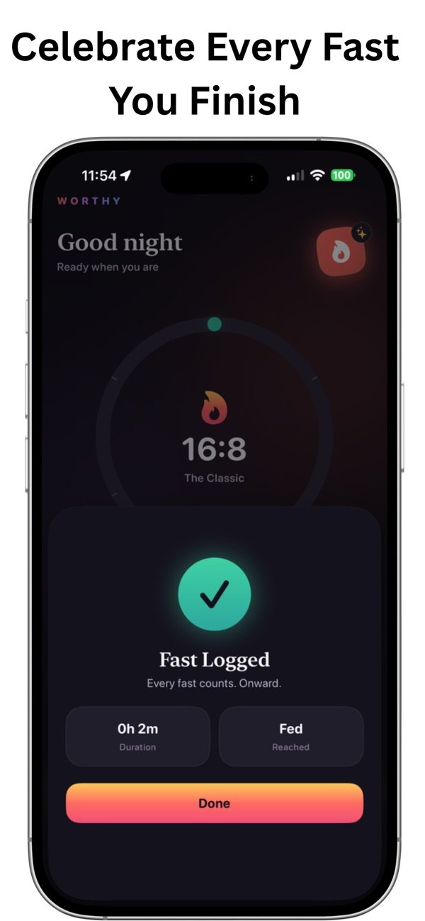 Worthy: Intermittent Fasting screenshot 4